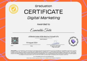 Esmeralda Todri - Digital Marketing ProfessionalCertification